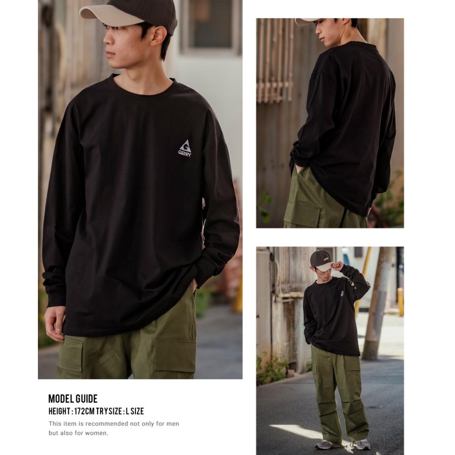 長袖Tシャツ メンズ GERRY ジェリー 別注ワンポイント ロンT カットソー バックプリント ワンポイント 刺しゅう アウトドア ストリート アメカジ 古着MIX | GERRY | 17