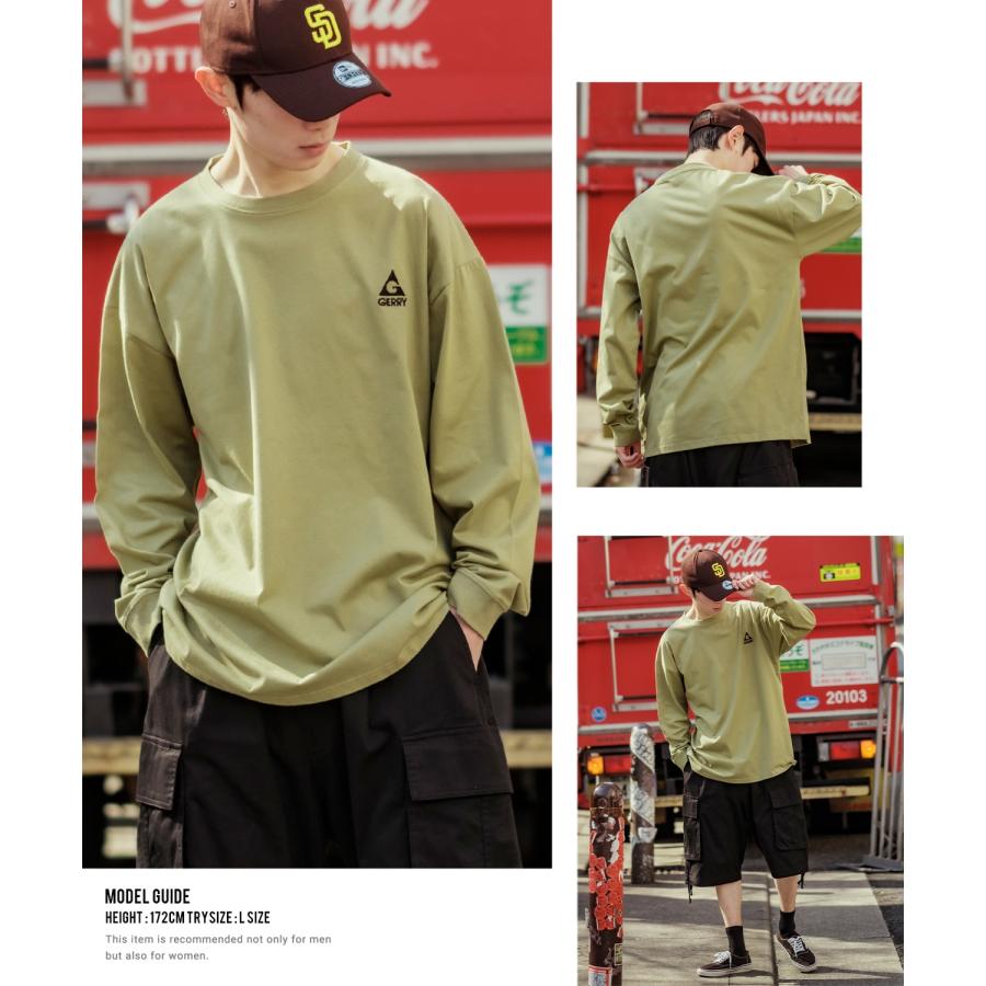 長袖Tシャツ メンズ GERRY ジェリー 別注ワンポイント ロンT カットソー バックプリント ワンポイント 刺しゅう アウトドア ストリート アメカジ 古着MIX | GERRY | 19