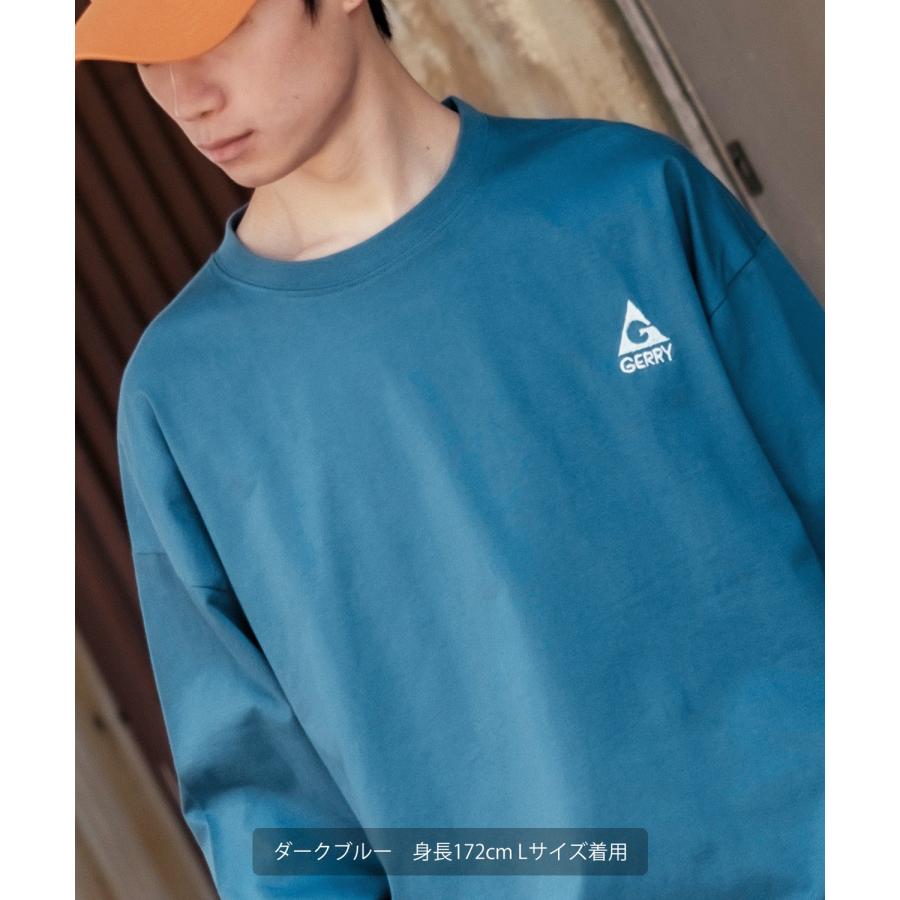 長袖Tシャツ メンズ GERRY ジェリー 別注ワンポイント ロンT カットソー バックプリント ワンポイント 刺しゅう アウトドア ストリート アメカジ 古着MIX | GERRY | 20