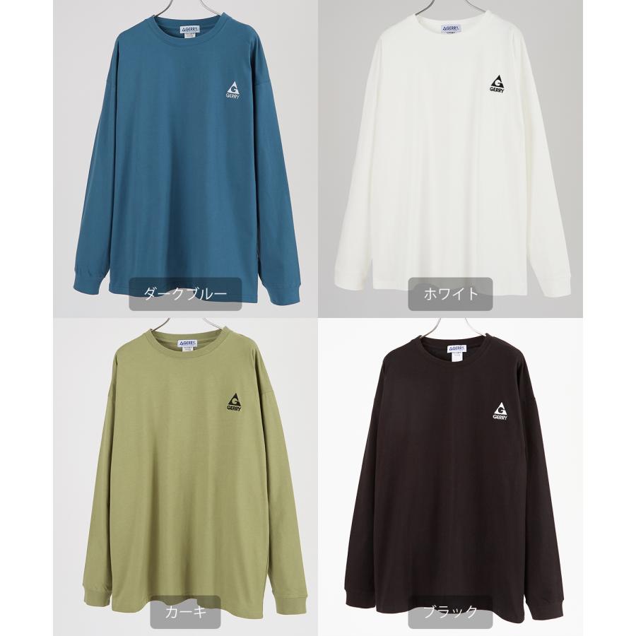 長袖Tシャツ メンズ GERRY ジェリー 別注ワンポイント ロンT カットソー バックプリント ワンポイント 刺しゅう アウトドア ストリート アメカジ 古着MIX | GERRY | 23