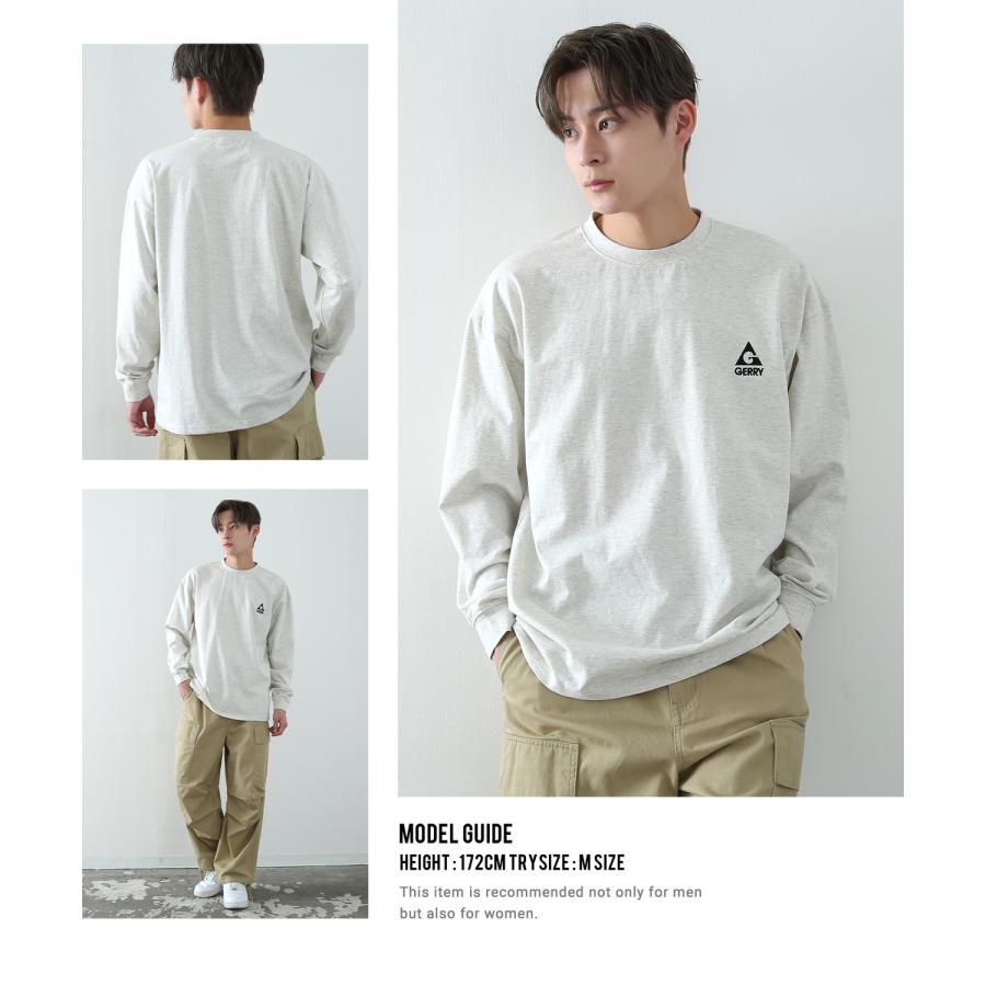 長袖Tシャツ メンズ GERRY ジェリー 別注ワンポイント ロンT カットソー バックプリント ワンポイント 刺しゅう アウトドア ストリート アメカジ 古着MIX | GERRY | 11