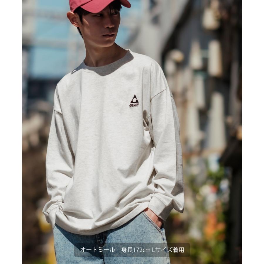 長袖Tシャツ メンズ GERRY ジェリー 別注ワンポイント ロンT カットソー バックプリント ワンポイント 刺しゅう アウトドア ストリート アメカジ 古着MIX | GERRY | 12