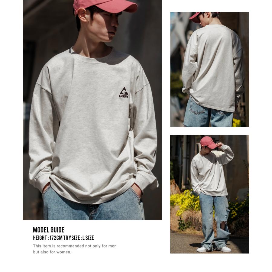 長袖Tシャツ メンズ GERRY ジェリー 別注ワンポイント ロンT カットソー バックプリント ワンポイント 刺しゅう アウトドア ストリート アメカジ 古着MIX | GERRY | 13