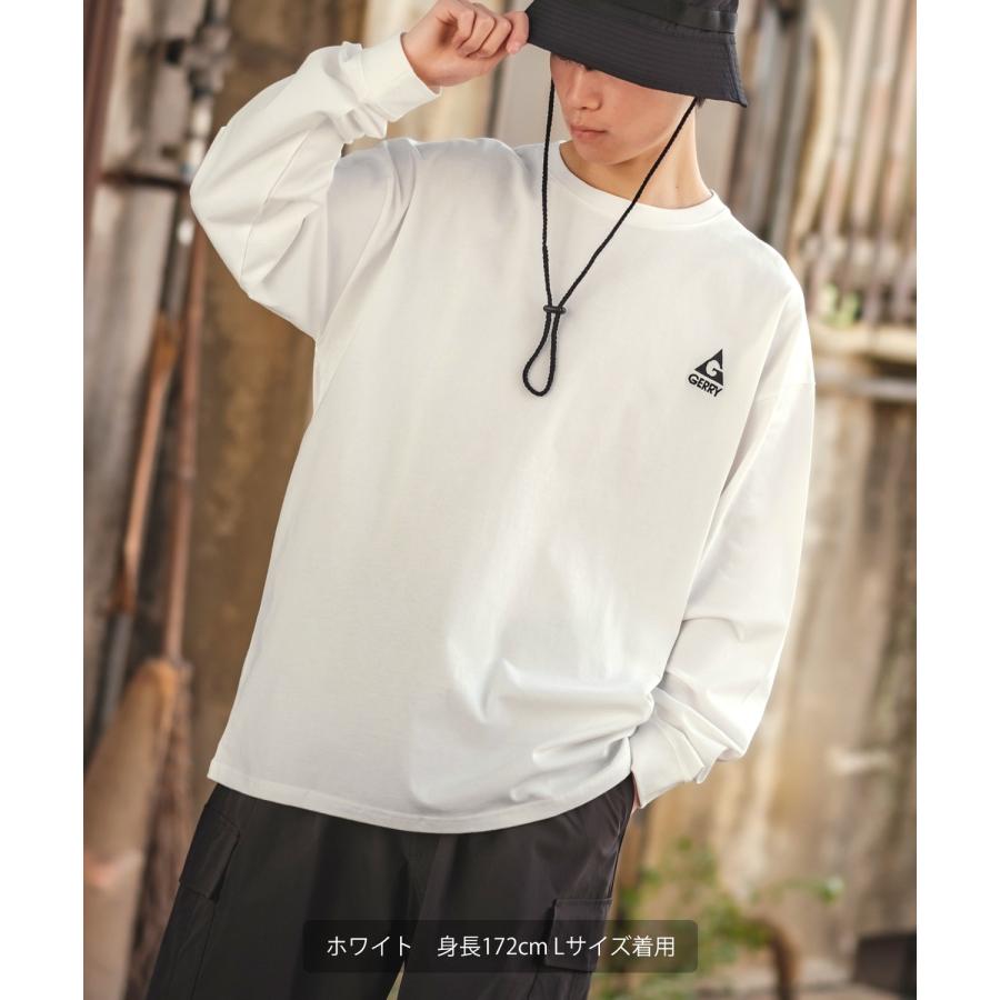 長袖Tシャツ メンズ GERRY ジェリー 別注ワンポイント ロンT カットソー バックプリント ワンポイント 刺しゅう アウトドア ストリート アメカジ 古着MIX | GERRY | 14