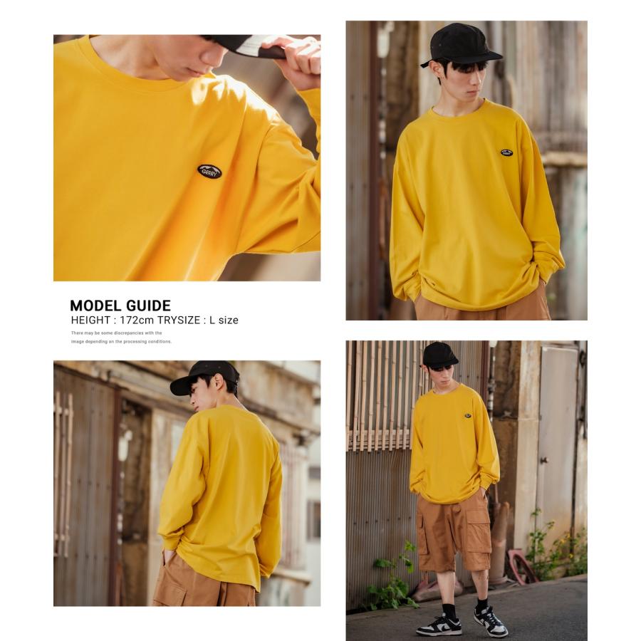 長袖Tシャツ メンズ GERRY ジェリー 別注ワンポイント ロンT カットソー バックプリント ワンポイント 刺しゅう アウトドア ストリート アメカジ 古着MIX | GERRY | 20