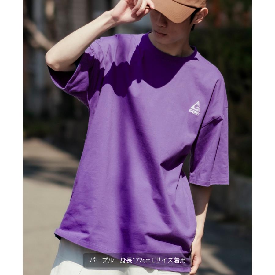 半袖Tシャツ メンズ GERRY ジェリー 別注ワンポイント ロンT カットソー バックプリント ワンポイント 刺しゅう アウトドア ストリート アメカジ 古着MIX | GERRY | 24
