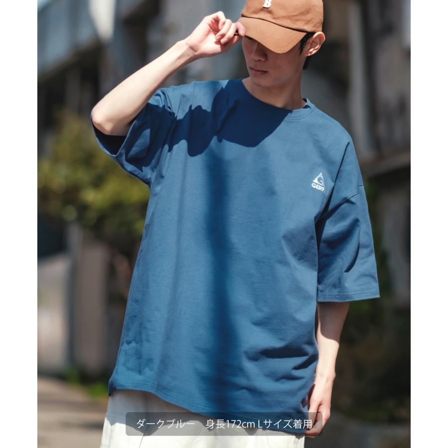 半袖Tシャツ メンズ GERRY ジェリー 別注ワンポイント ロンT カットソー バックプリント ワンポイント 刺しゅう アウトドア ストリート アメカジ 古着MIX | GERRY | 14