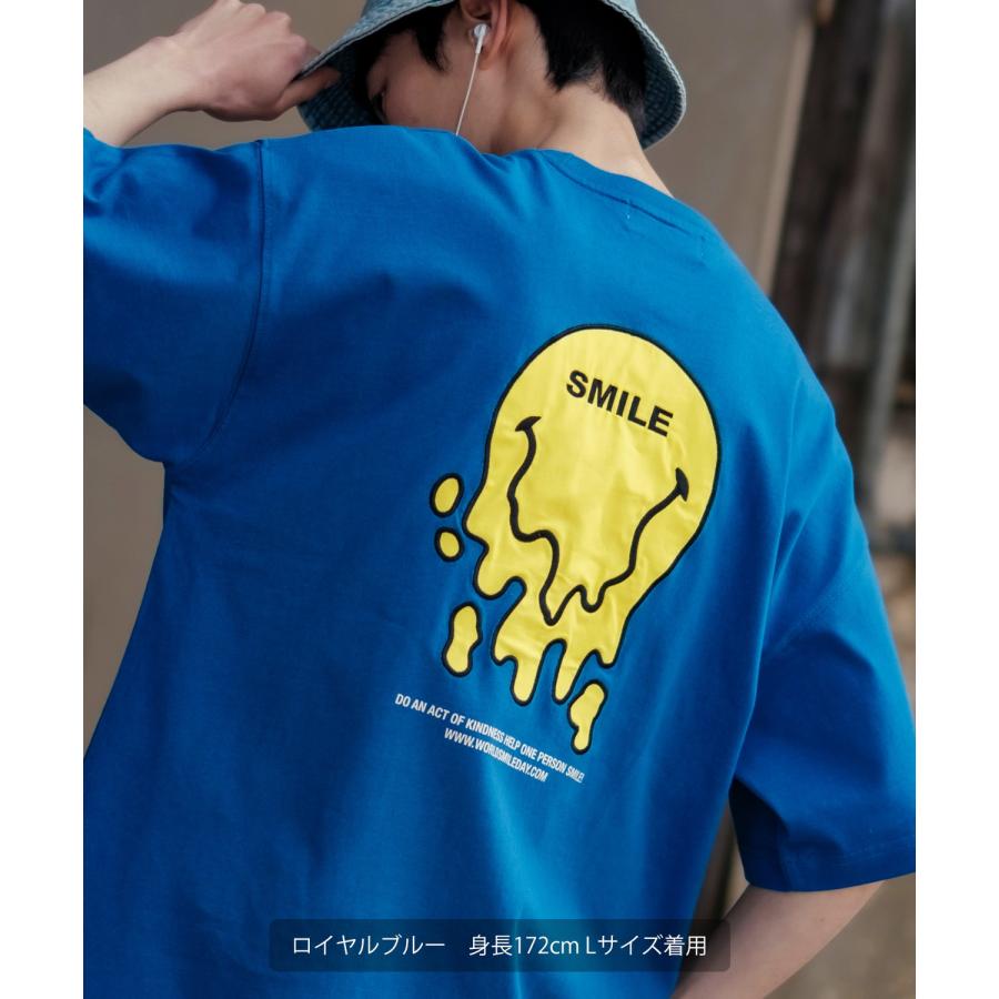 improves（インプローブス） 半袖Tシャツ メンズ SMILEY FACE