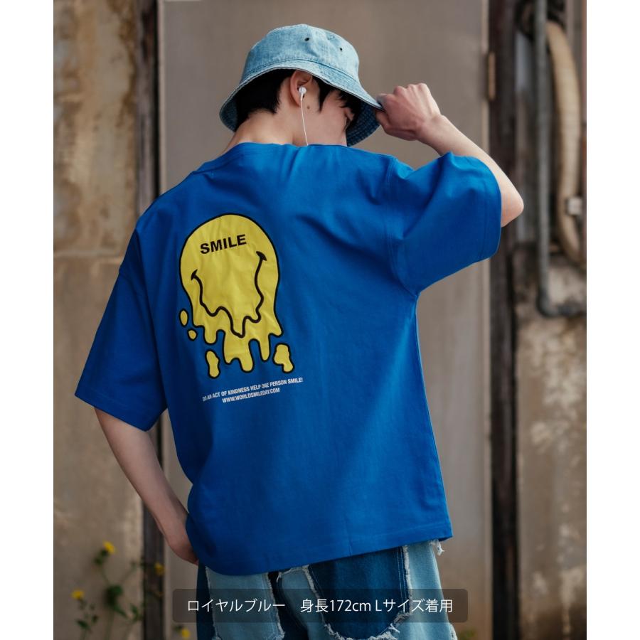 improves（インプローブス） 半袖Tシャツ メンズ SMILEY FACE