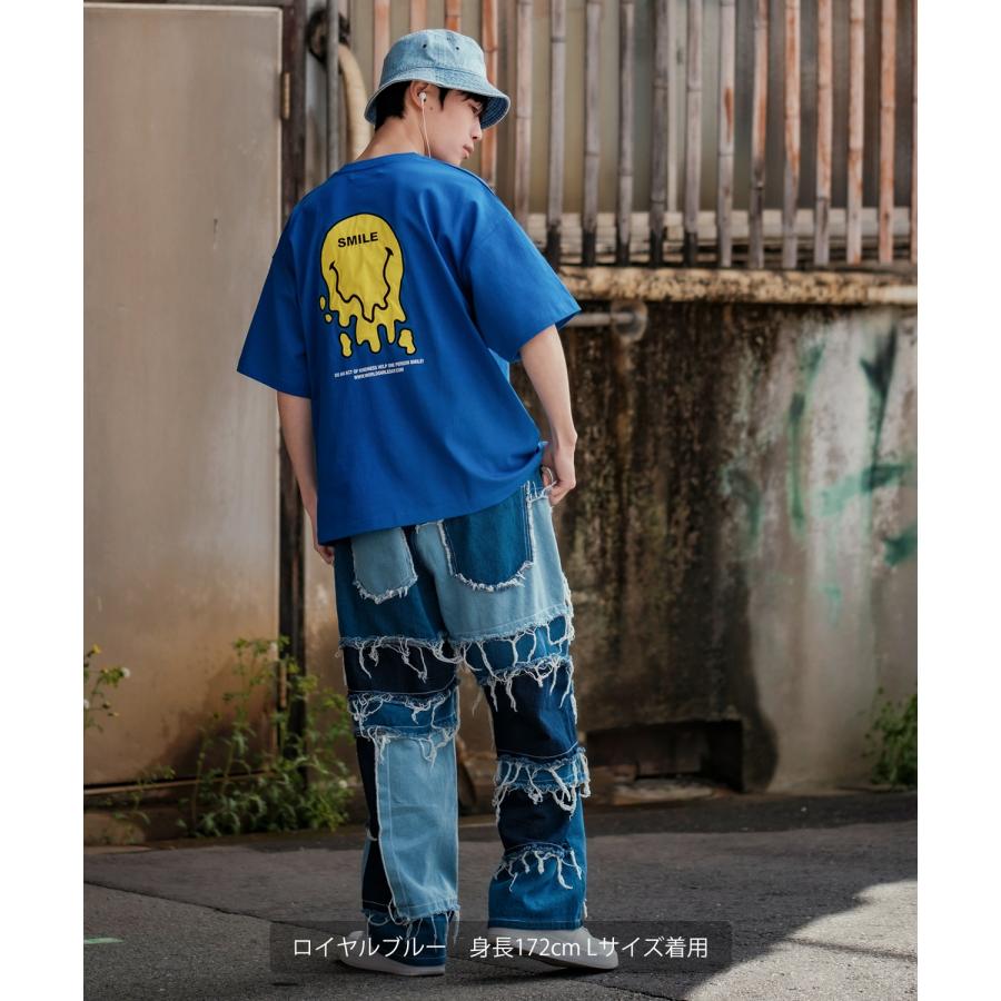 improves（インプローブス） 半袖Tシャツ メンズ SMILEY FACE