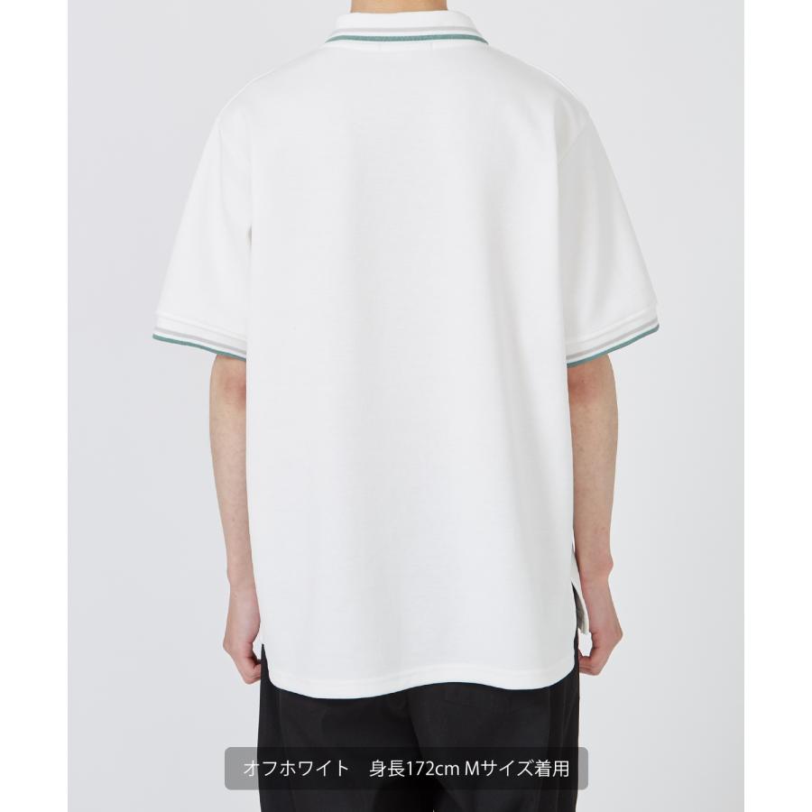 ポロシャツ メンズ 鹿の子 カノコ 半袖 ワンポイント エンブレム 刺しゅう 大きいサイズ シンプル ベーシック カジュアル ストリート お父さん | improves | 05