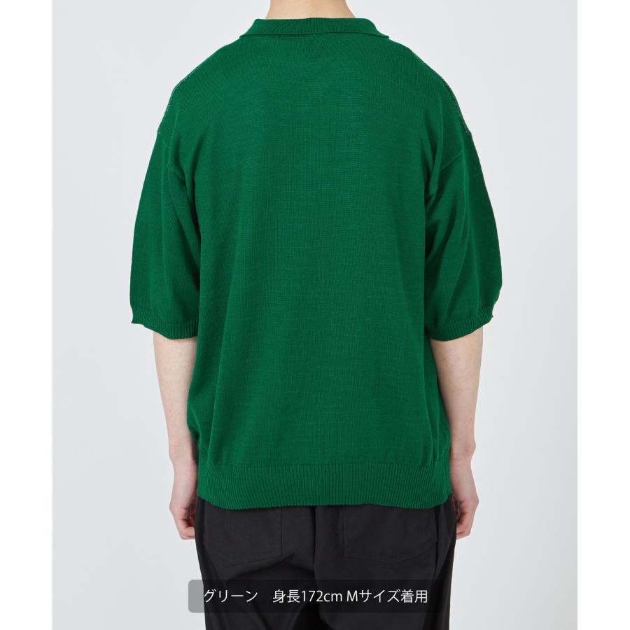 半袖シャツ メンズ ニット カーディガン ポロ アーガイル ダイヤ チェック 大きめ オーバーサイズ カジュアル キレイめ シンプル ベーシック おしゃれ | improves | 13