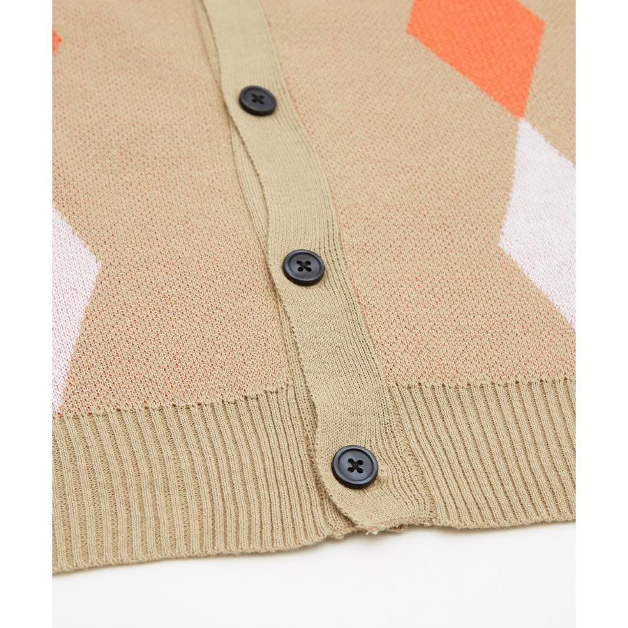 半袖シャツ メンズ ニット カーディガン ポロ アーガイル ダイヤ チェック 大きめ オーバーサイズ カジュアル キレイめ シンプル ベーシック おしゃれ | improves | 15