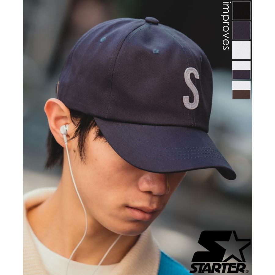 キャップ メンズ STARTER スターター フェルト ワッペン 刺しゅう 帽子 ベースボールキャップ ストリート スケーター アメカジ 古着MIX アウトドア レジャー | STARTER