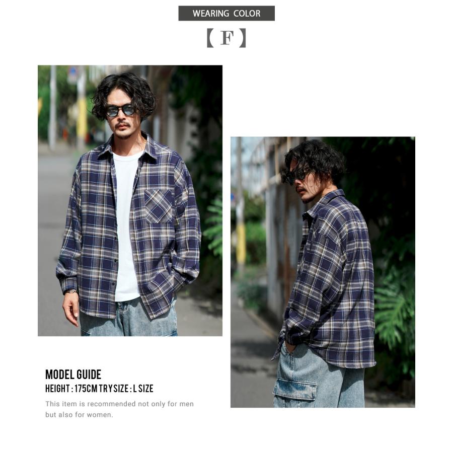 improves（インプローブス） 長袖シャツ メンズ ビエラチェック シャツ