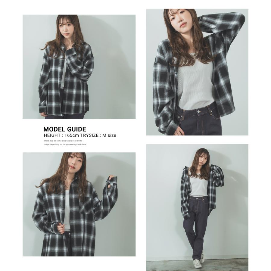 長袖シャツ メンズ ビエラチェック シャツ ネルシャツ ルーズ オーバーサイズ ビッグサイズ 大きいサイズ ゆったり ストリート スケーター アメカジ | improves | 09