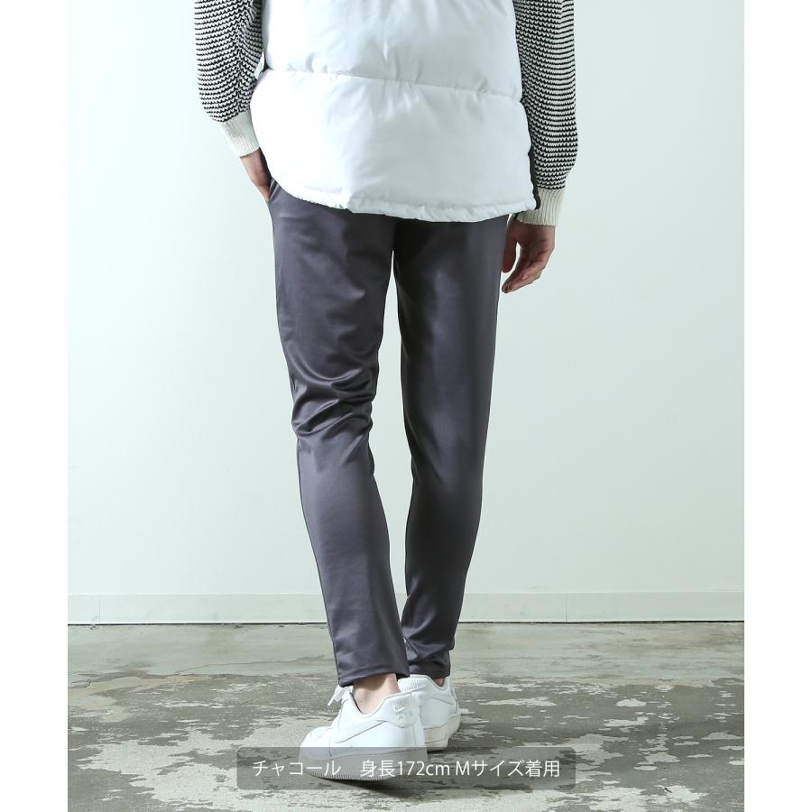 イージーパンツ メンズ レディース ポンチ スリムパンツ スキニーパンツ ストレッチパンツ 細身 すっきり スマート カジュアル シンプル ベーシック 大人 | improves | 21