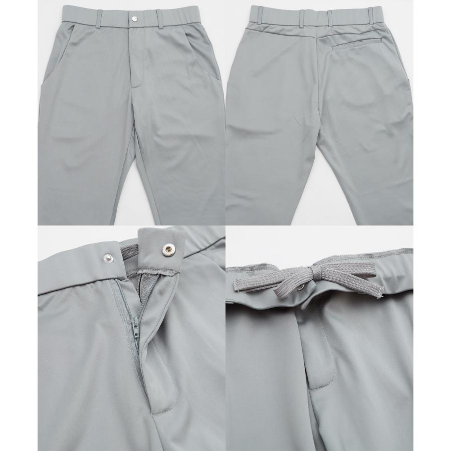 イージーパンツ メンズ レディース ポンチ スリムパンツ スキニーパンツ ストレッチパンツ 細身 すっきり スマート カジュアル シンプル ベーシック 大人 | improves | 24