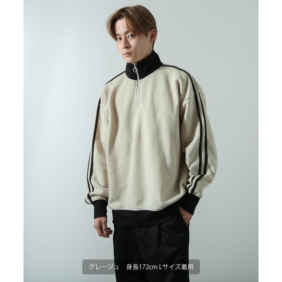 improves（インプローブス） トレーナー メンズ 裏起毛 ライン袖