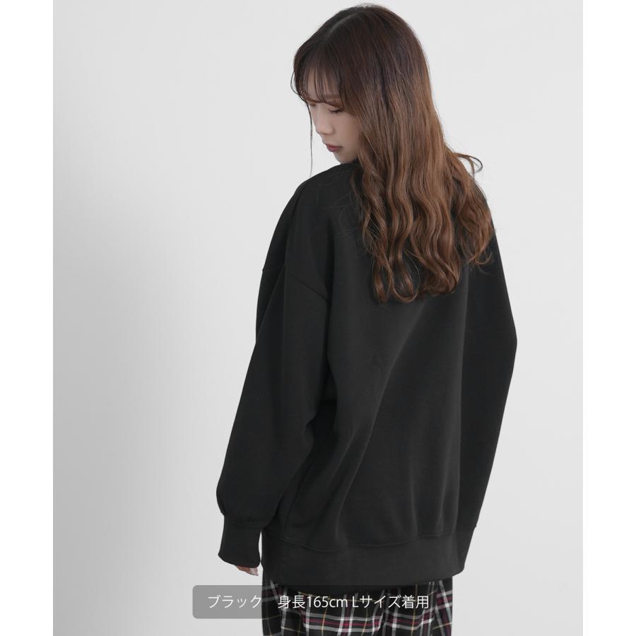 トレーナー メンズ コットンタッチ 裏起毛 無地 スウェット ハイネック ドルマンスリーブ オーバーサイズ 大きめ ストリート シンプル スケーター 韓国 | improves | 22