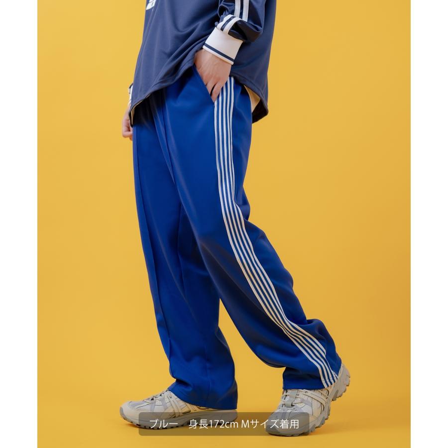 ジャージパンツ メンズ ワイドパンツ イージーパンツ センタープレス ピンタック 大きいサイズ ゆったり 古着MIX アメカジ ストリート スケーター カジュアル | improves | 17