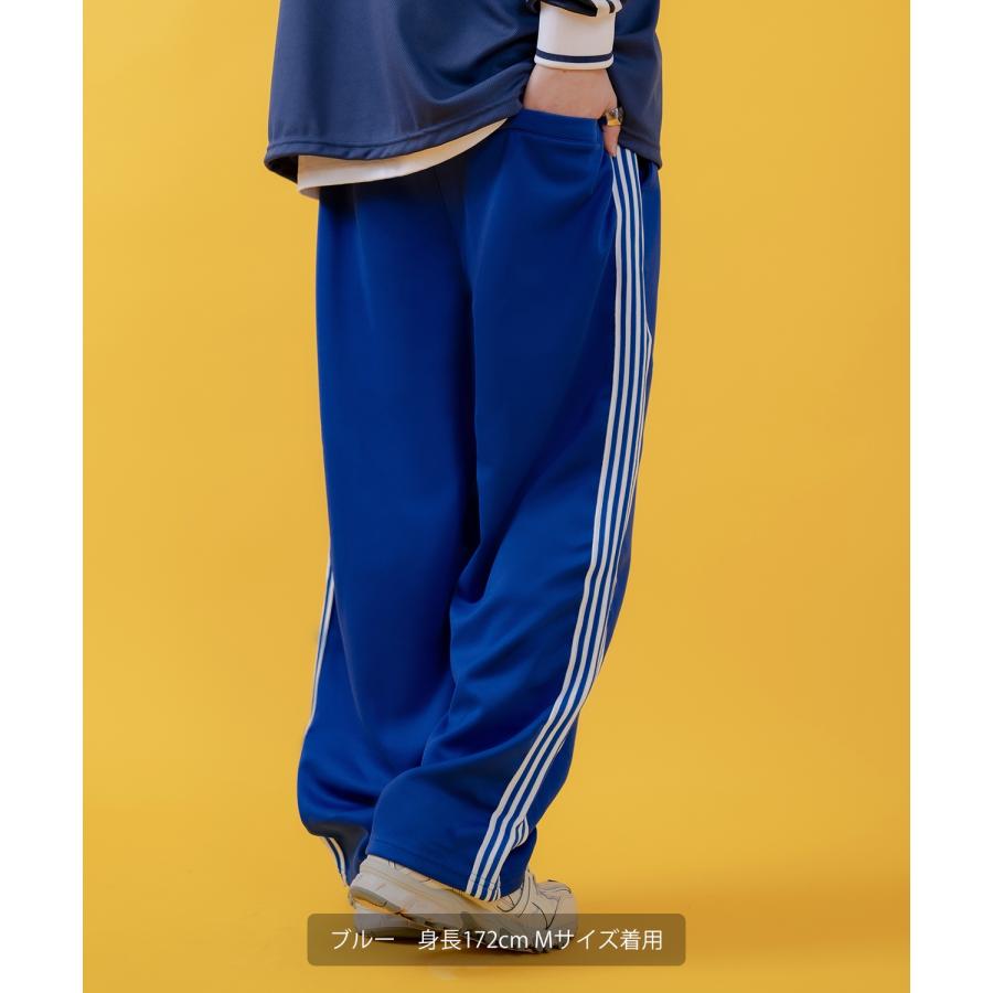 ジャージパンツ メンズ ワイドパンツ イージーパンツ センタープレス ピンタック 大きいサイズ ゆったり 古着MIX アメカジ ストリート スケーター カジュアル | improves | 19