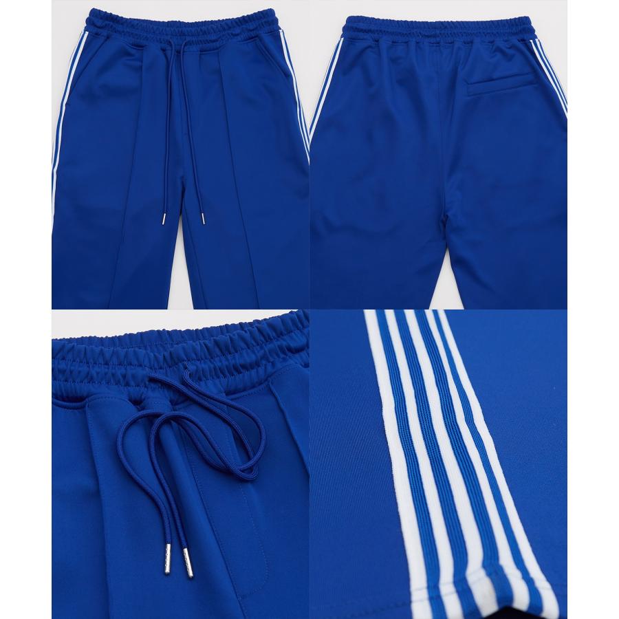 ジャージパンツ メンズ ワイドパンツ イージーパンツ センタープレス ピンタック 大きいサイズ ゆったり 古着MIX アメカジ ストリート スケーター カジュアル | improves | 22