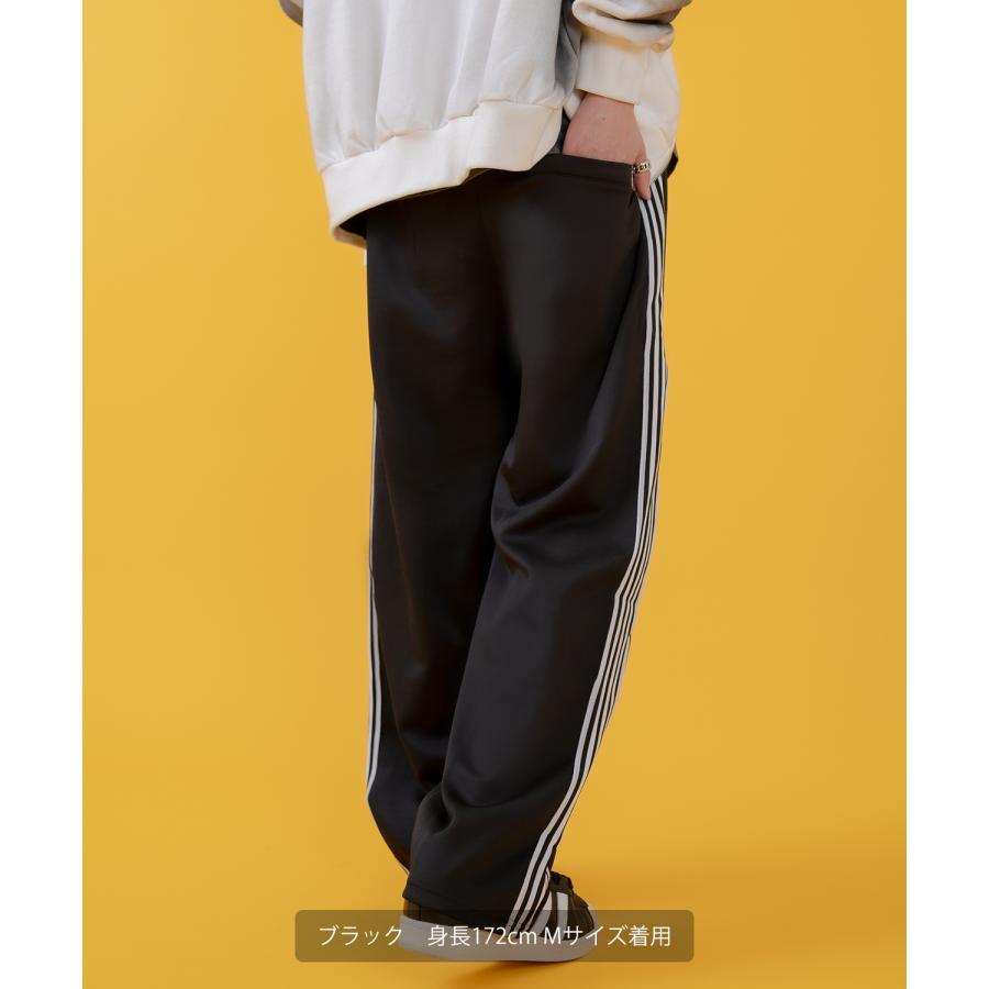 ジャージパンツ メンズ ワイドパンツ イージーパンツ センタープレス ピンタック 大きいサイズ ゆったり 古着MIX アメカジ ストリート スケーター カジュアル | improves | 11