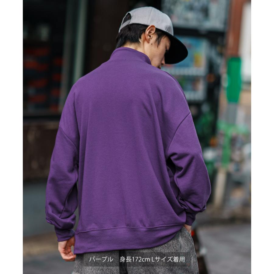 improves（インプローブス） トレーナー メンズ ハーフジップ 裏毛