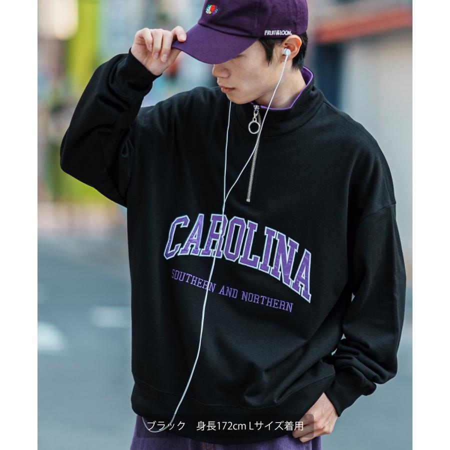 improves（インプローブス） トレーナー メンズ ハーフジップ 裏毛