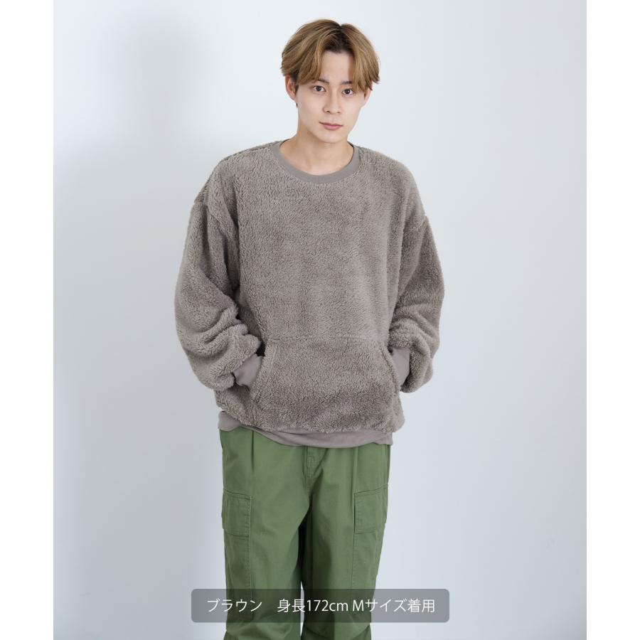 improves（インプローブス） トレーナー メンズ ボア マフポケット