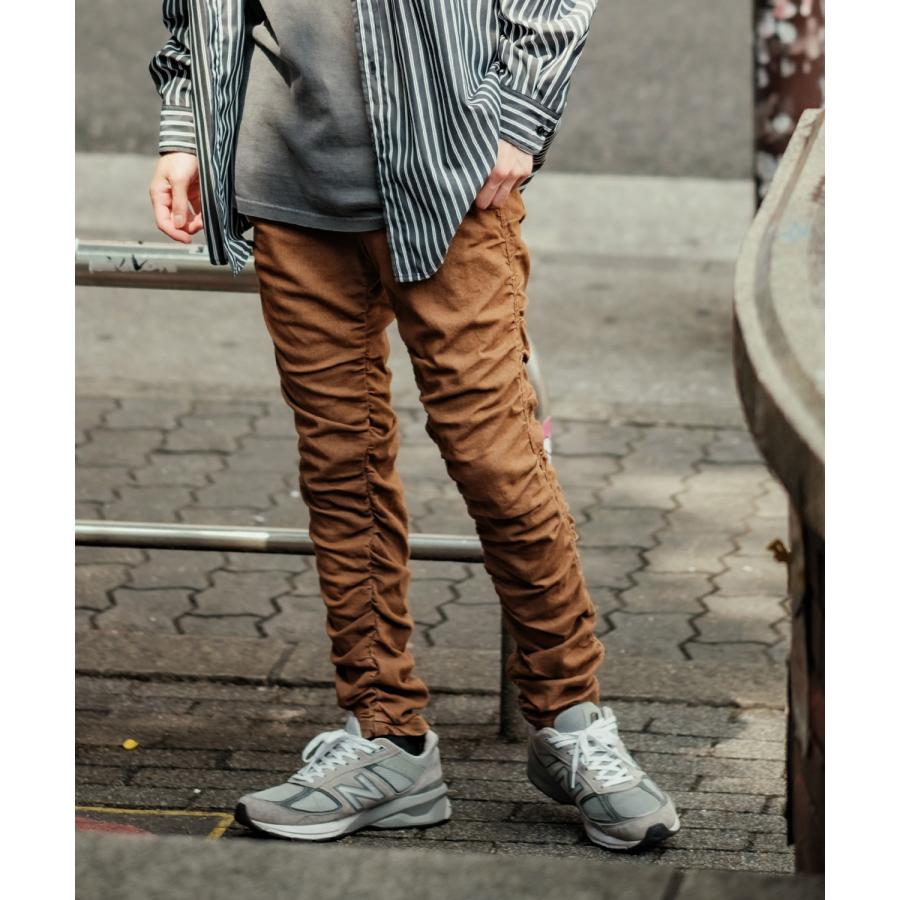 デニムパンツ メンズ スリムパンツ スキニー ストレッチ カラーデニム ジーンズ クシュクシュ 5P コットン ストリート アメカジ カジュアル 韓国ファッション | improves | 14