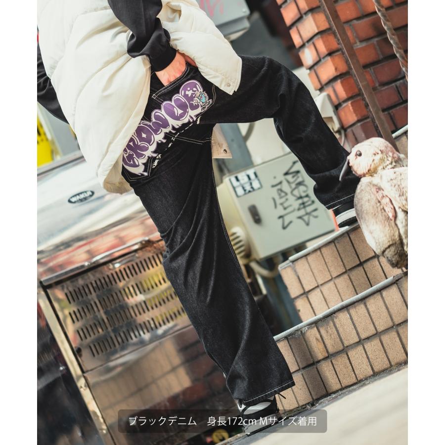 improves（インプローブス） バギーパンツ メンズ ヒッププリント