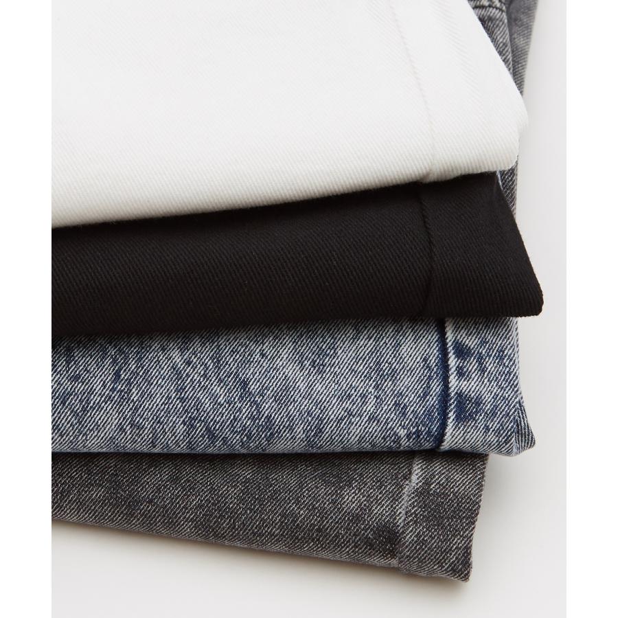 バギーパンツ メンズ ケミカルウォッシュ ZIP ファスナー デニムパンツ ツイルパンツ ワイドパンツ ジーンズ デザインパンツ 大きめ スケーター ストリート | improves | 20