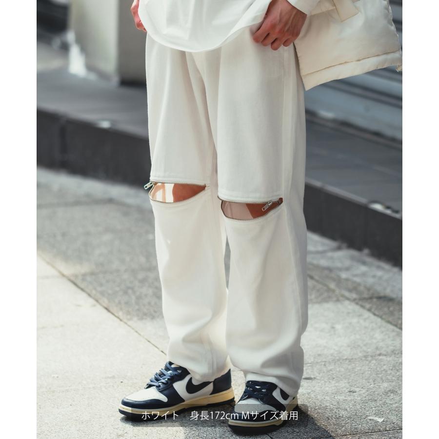 improves バギーパンツ メンズ ケミカルウォッシュ ZIP improves バギーパンツ メンズ ケミカルウォッシュ ZIP