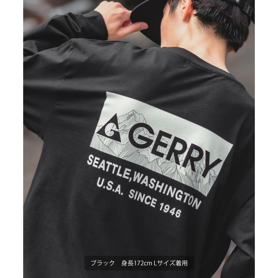 長袖Tシャツ メンズ GERRY ジェリー 別注ワンポイント ロンT カットソー バックプリント ワンポイント 刺しゅう アウトドア ストリート アメカジ 古着MIX | GERRY | 16
