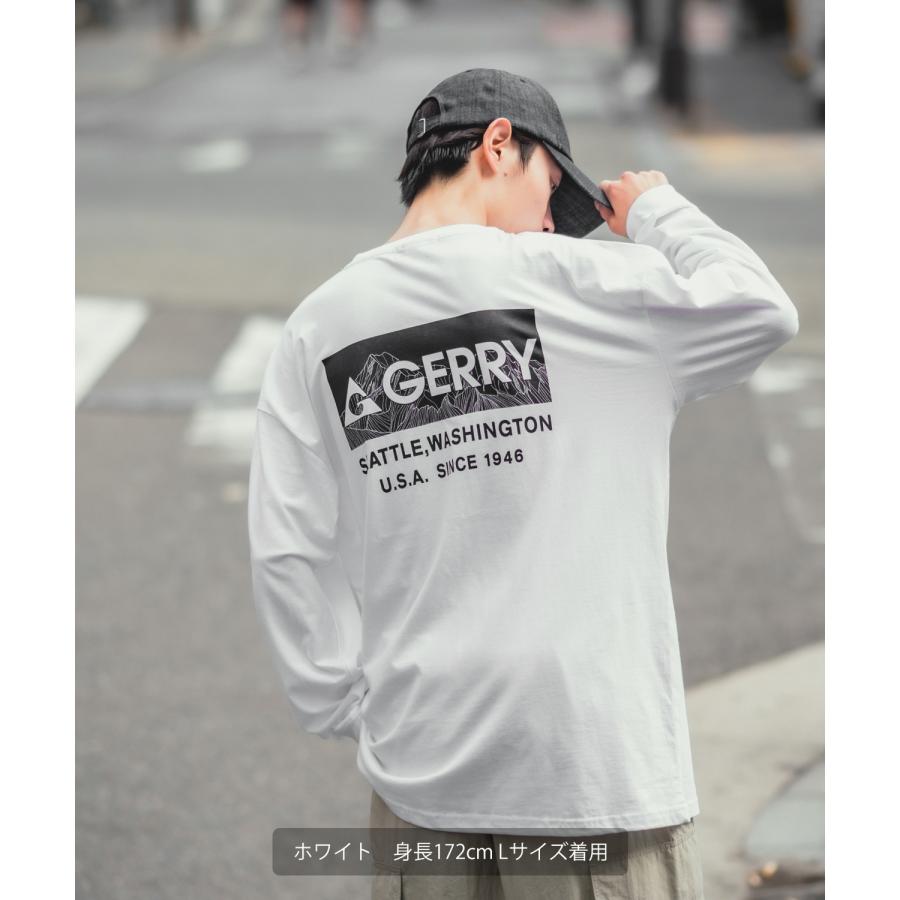 長袖Tシャツ メンズ GERRY ジェリー 別注ワンポイント ロンT カットソー バックプリント ワンポイント 刺しゅう アウトドア ストリート アメカジ 古着MIX | GERRY | 19