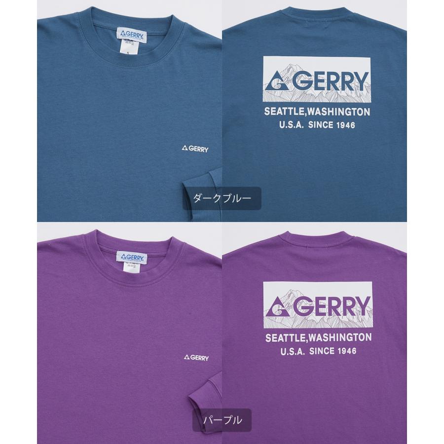 長袖Tシャツ メンズ GERRY ジェリー 別注ワンポイント ロンT カットソー バックプリント ワンポイント 刺しゅう アウトドア ストリート アメカジ 古着MIX | GERRY | 21