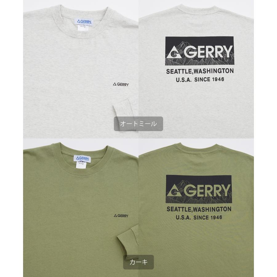 長袖Tシャツ メンズ GERRY ジェリー 別注ワンポイント ロンT カットソー バックプリント ワンポイント 刺しゅう アウトドア ストリート アメカジ 古着MIX | GERRY | 22