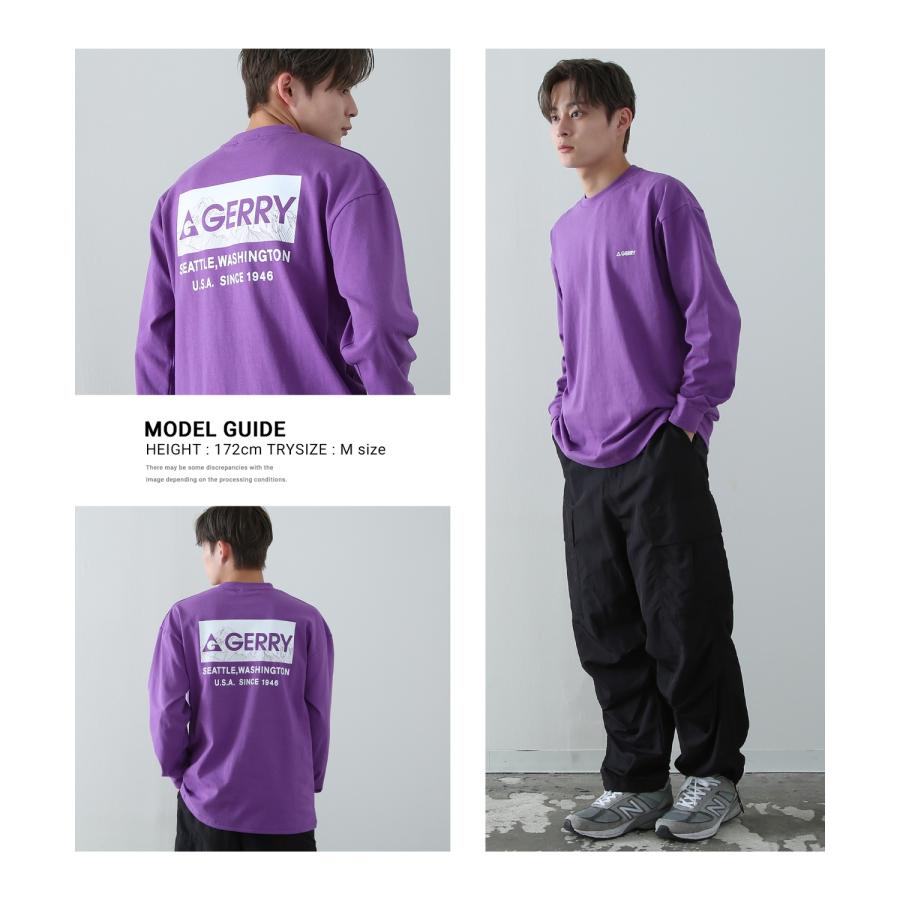 長袖Tシャツ メンズ GERRY ジェリー 別注ワンポイント ロンT カットソー バックプリント ワンポイント 刺しゅう アウトドア ストリート アメカジ 古着MIX | GERRY | 10