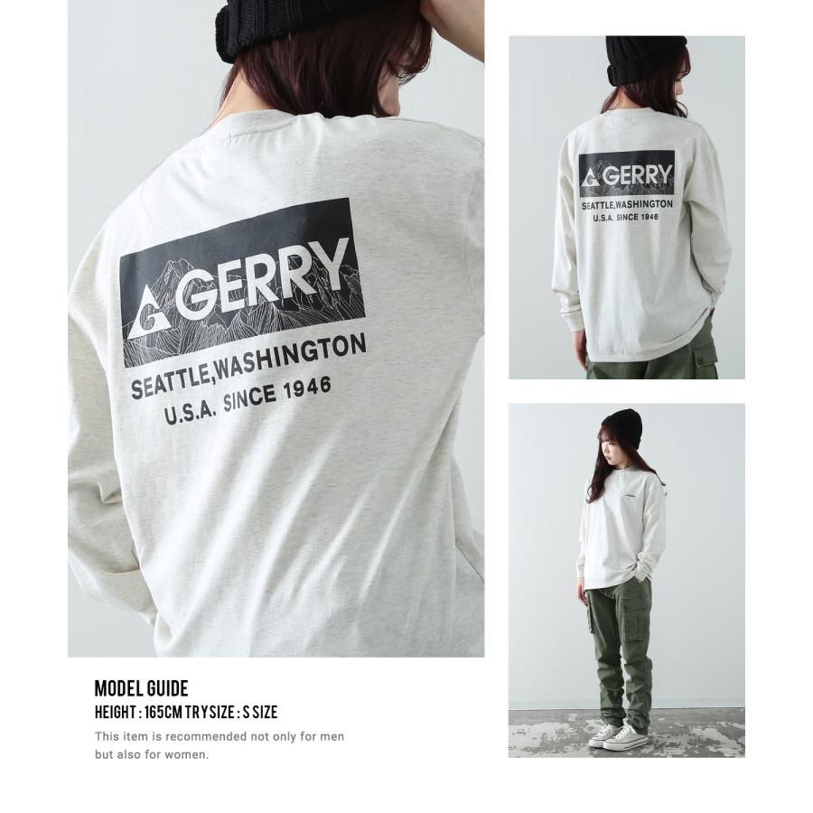 長袖Tシャツ メンズ GERRY ジェリー 別注ワンポイント ロンT カットソー バックプリント ワンポイント 刺しゅう アウトドア ストリート アメカジ 古着MIX | GERRY | 12
