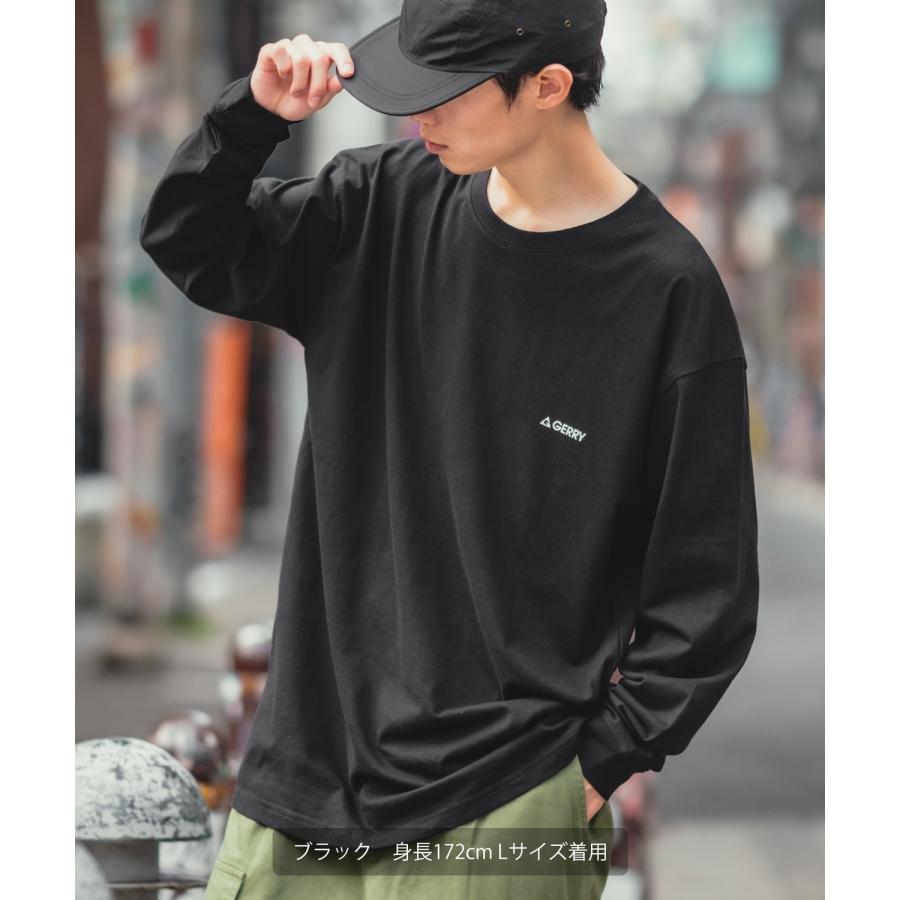 長袖Tシャツ メンズ GERRY ジェリー 別注ワンポイント ロンT カットソー バックプリント ワンポイント 刺しゅう アウトドア ストリート アメカジ 古着MIX | GERRY | 15