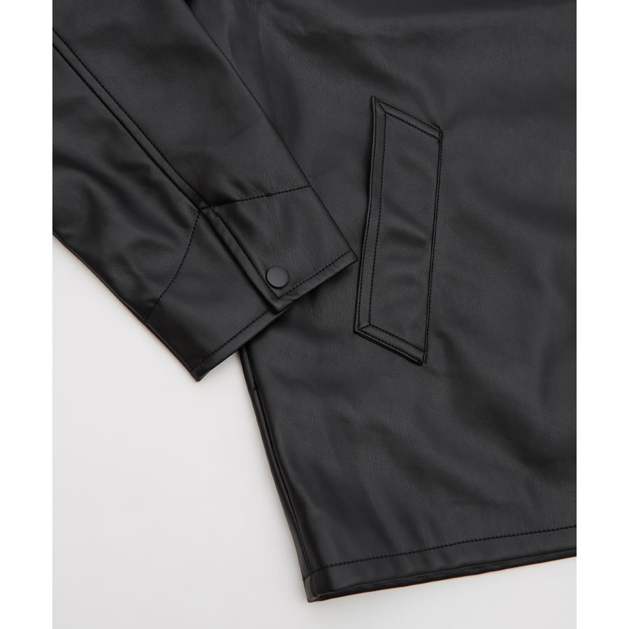 カーコート メンズ PU レザージャケット ライダースジャケット アウター ブルゾン ショートコート オーバーサイズ 大きめ アメカジ カジュアル ストリート 大人 | improves | 13