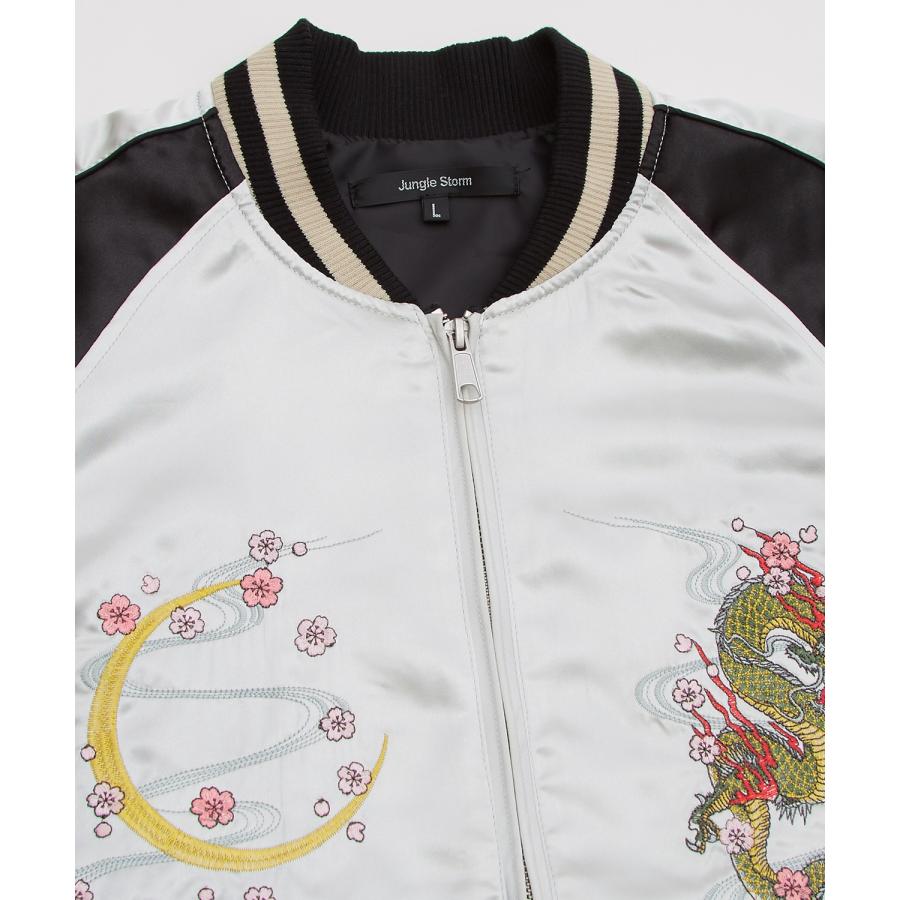 improves（インプローブス） スカジャン メンズ ドラゴン 龍刺しゅう