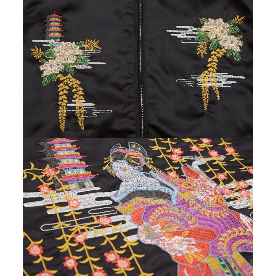 improves（インプローブス） スカジャン メンズ ドラゴン 花魁刺しゅう