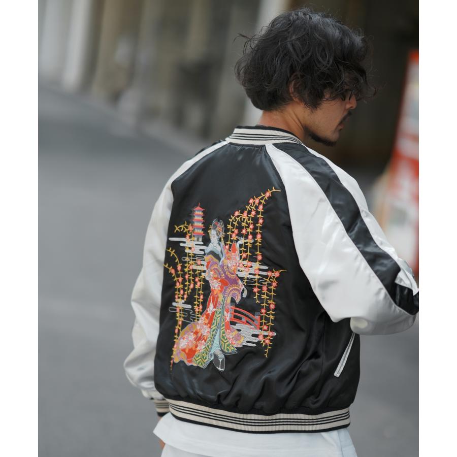 improves（インプローブス） スカジャン メンズ ドラゴン 花魁刺しゅう