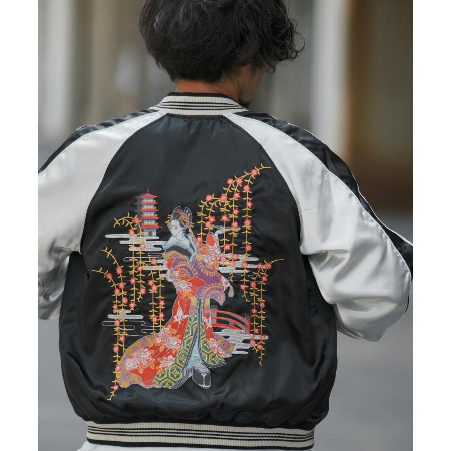 improves（インプローブス） スカジャン メンズ ドラゴン 花魁刺しゅう