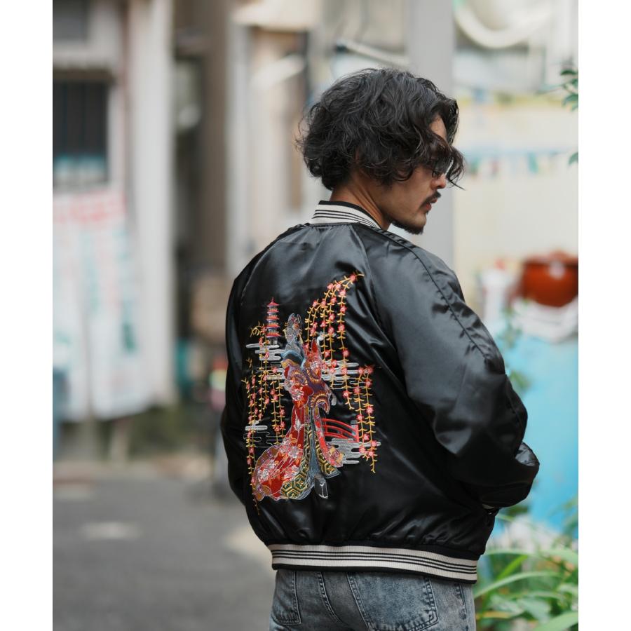 improves（インプローブス） スカジャン メンズ ドラゴン 花魁刺しゅう