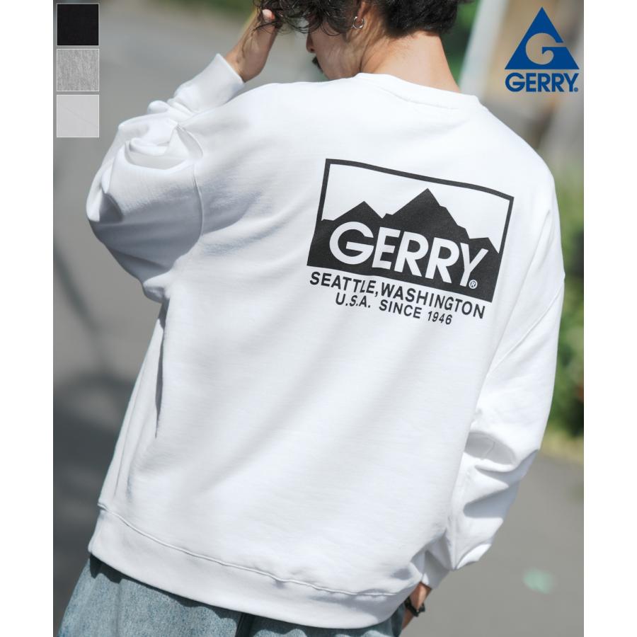 トレーナー メンズ GERRY ジェリー 別注ワンポイント 裏毛 スウェット バックプリント ボックスロゴ アウトドア ストリート アメカジ 古着MIX | GERRY