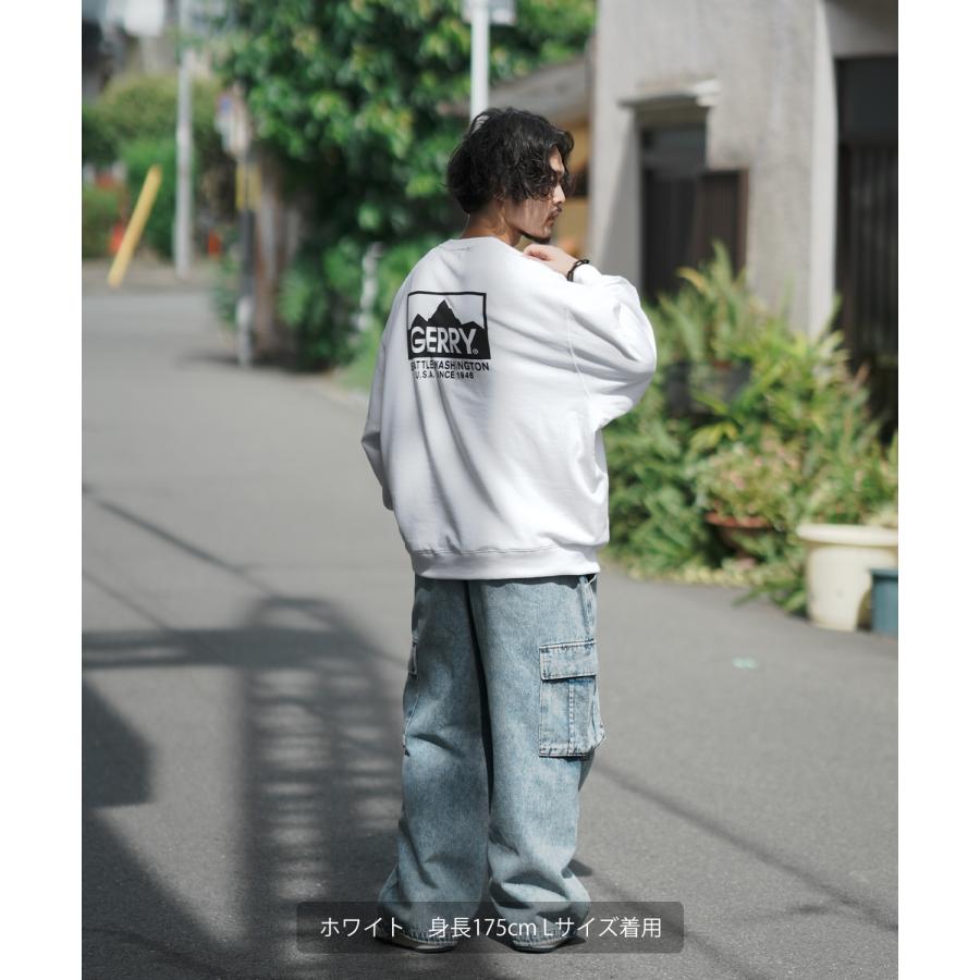 トレーナー メンズ GERRY ジェリー 別注ワンポイント 裏毛 スウェット バックプリント ボックスロゴ アウトドア ストリート アメカジ 古着MIX | GERRY | 08
